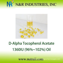 Reliable supplier Natural Vitamin E acetate (96-102%) Oil 1360IU